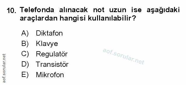 Soru 10