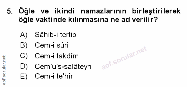 Soru 5