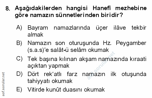 Soru 8