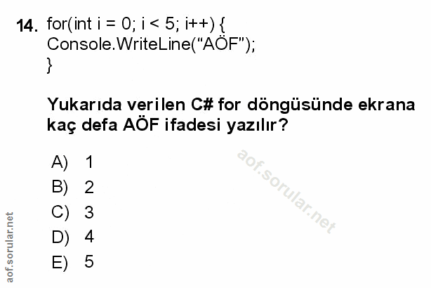 Soru 14