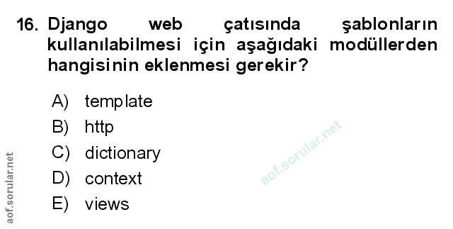 Soru 16