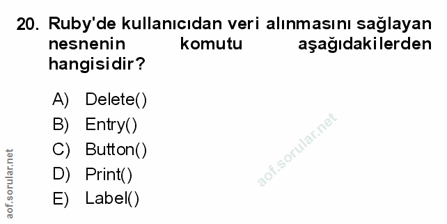 Soru 20