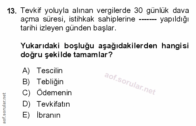 Soru 13