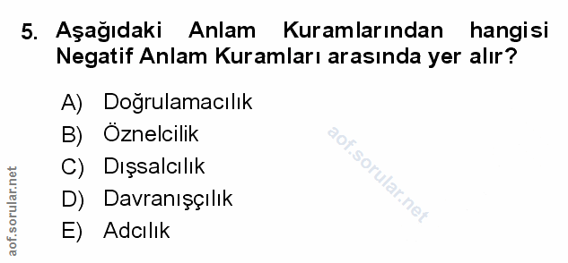 Soru 5
