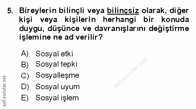 Soru 5