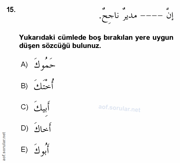 Soru 15