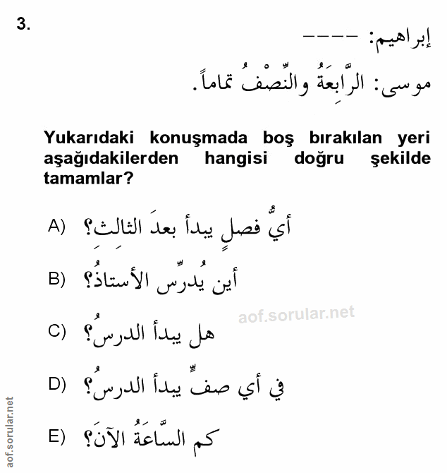 Soru 3