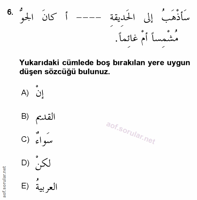 Soru 6