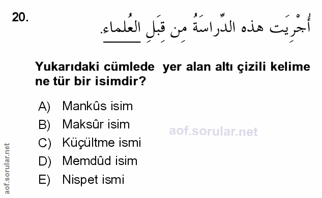 Soru 20