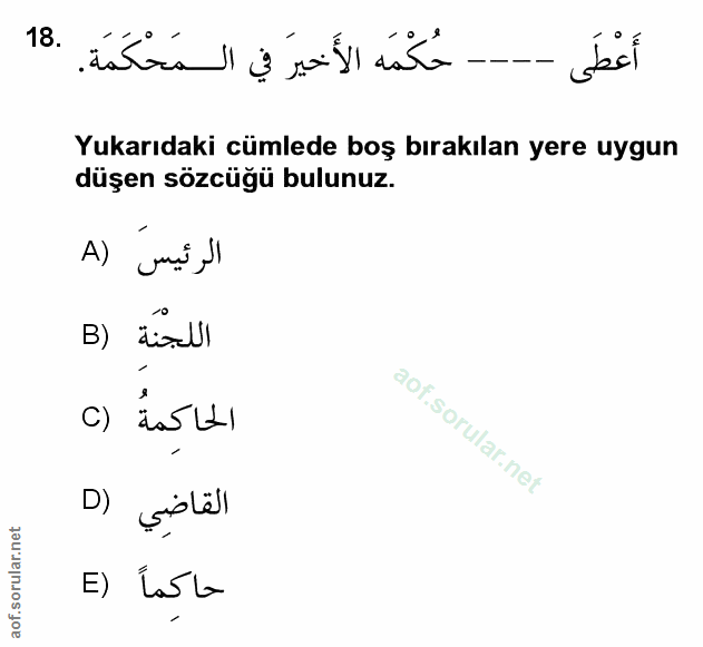 Soru 18