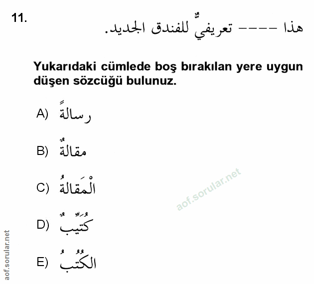 Soru 11