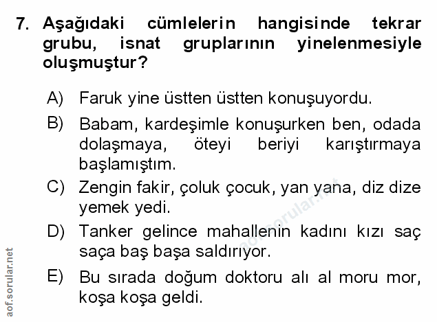 Soru 7