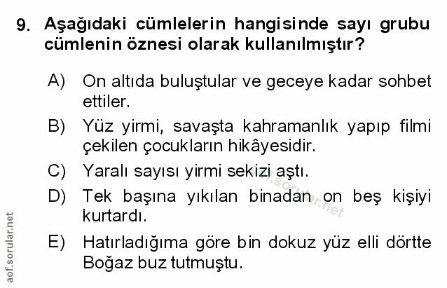 Soru 9