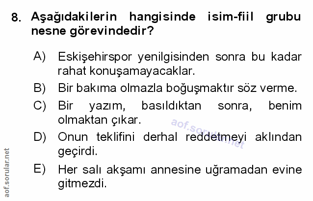 Soru 8