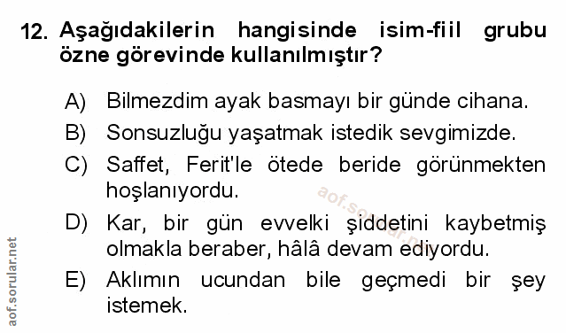 Soru 12