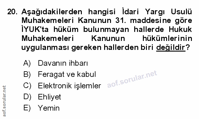 Soru 20