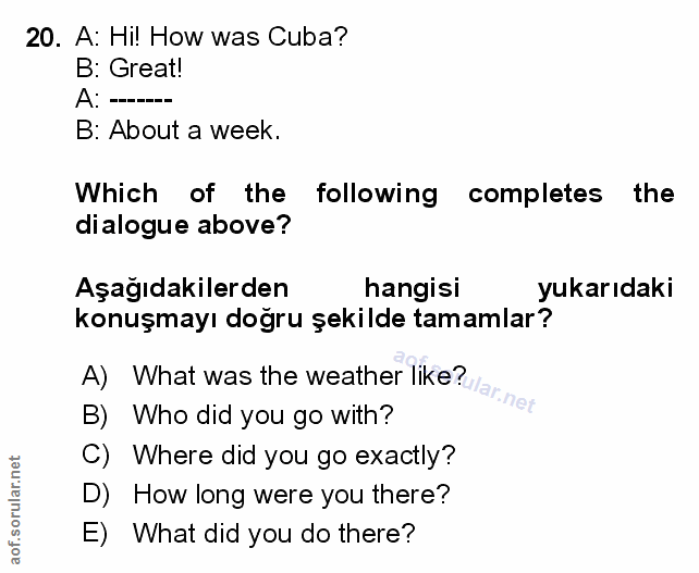 Soru 20