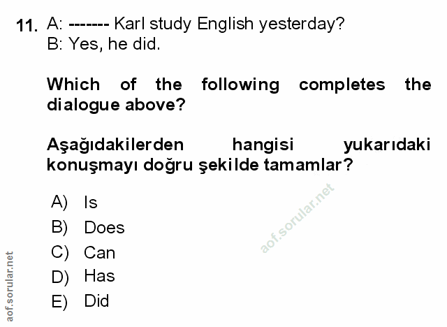 Soru 11