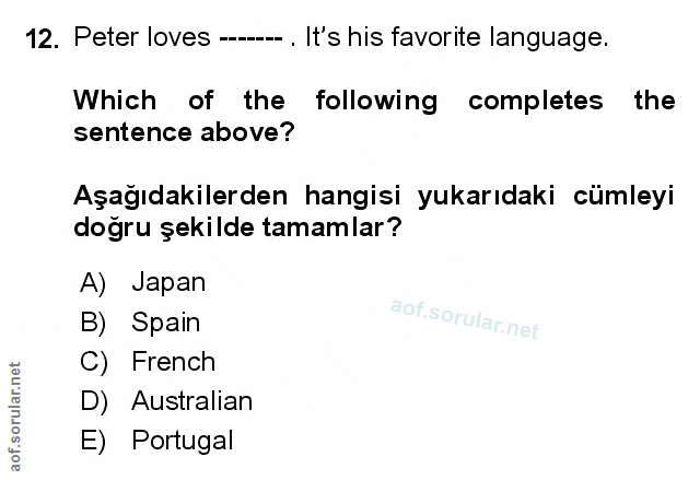Soru 12