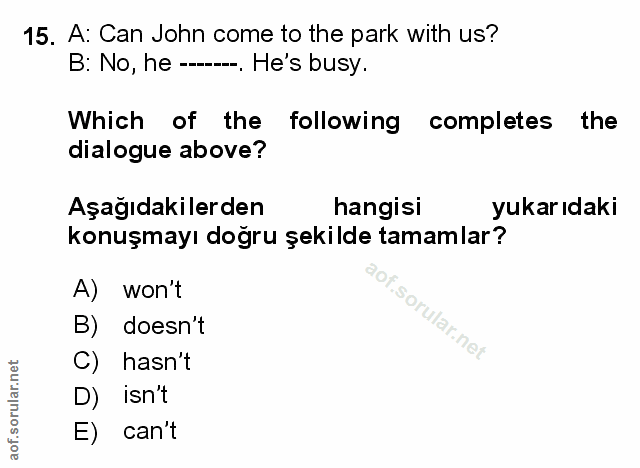 Soru 15