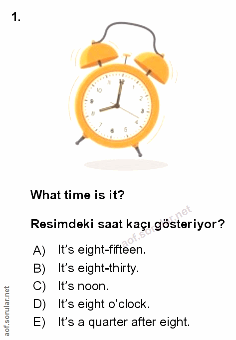 Soru 1