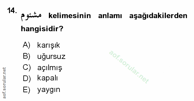 Soru 14