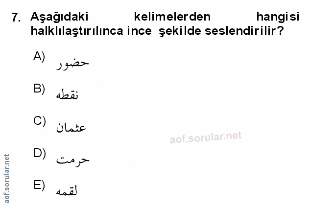 Soru 7
