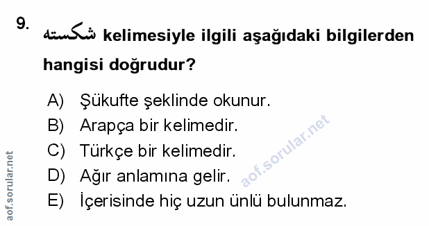 Soru 9