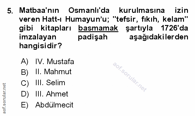Soru 5