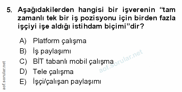 Soru 5