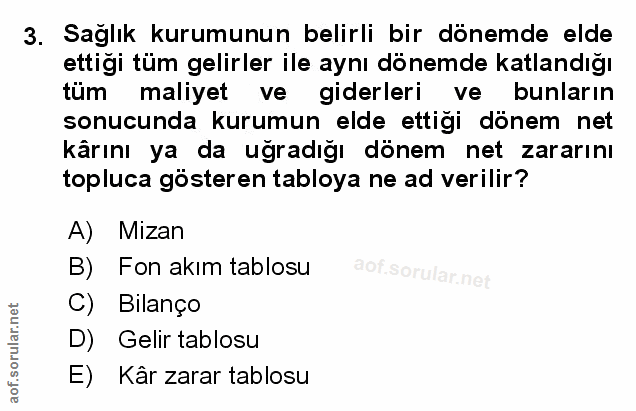 Soru 3