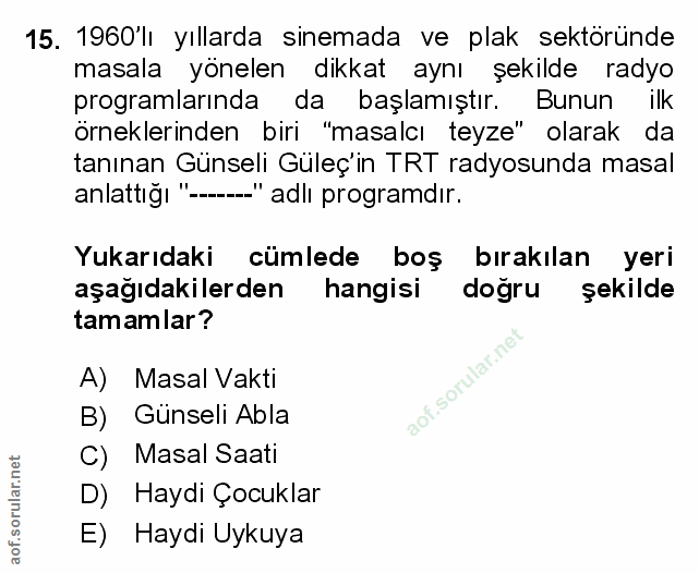 Soru 15