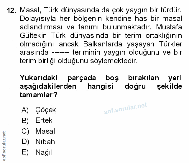 Soru 12