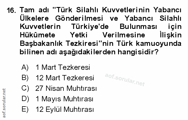 Soru 16