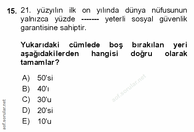 Soru 15
