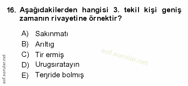 Soru 16
