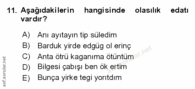 Soru 11