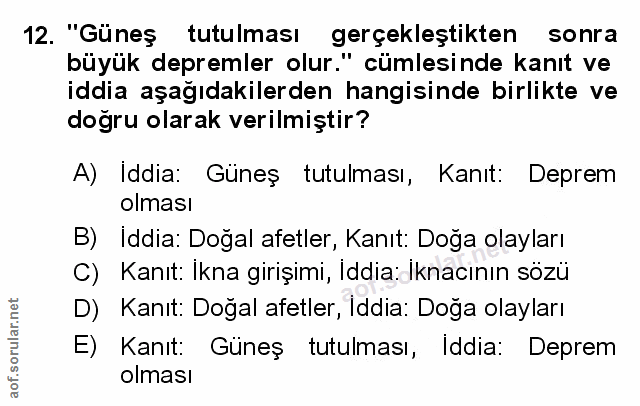 Soru 12