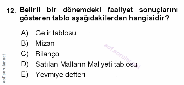 Soru 12