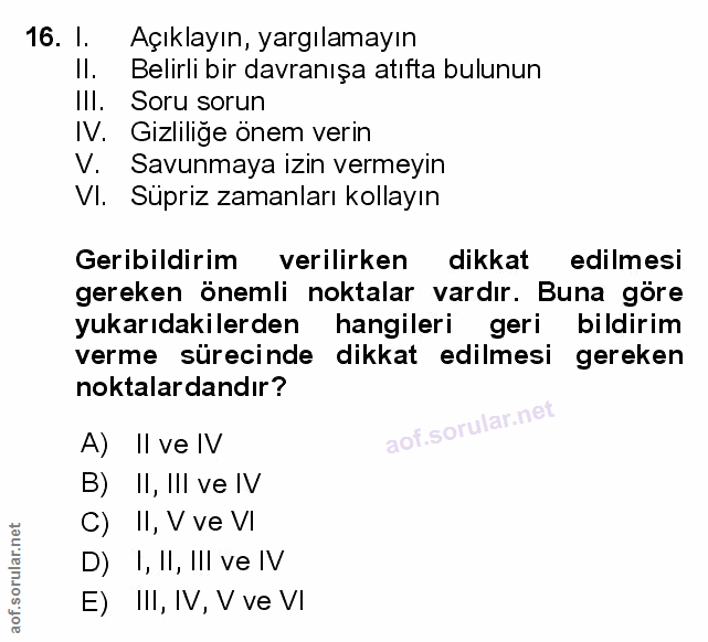 Soru 16