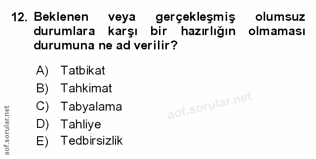 Soru 12