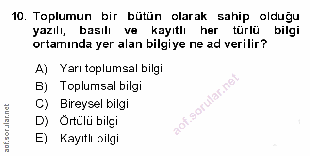 Soru 10