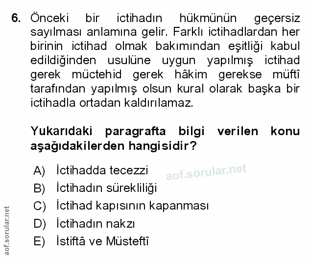 Soru 6