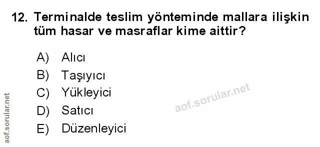 Soru 12