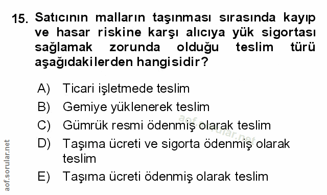 Soru 15