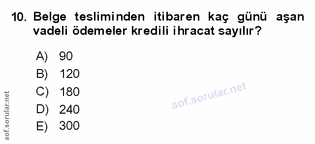 Soru 10