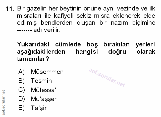Soru 11