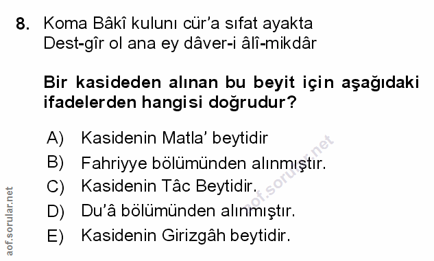 Soru 8