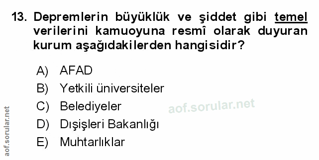 Soru 13