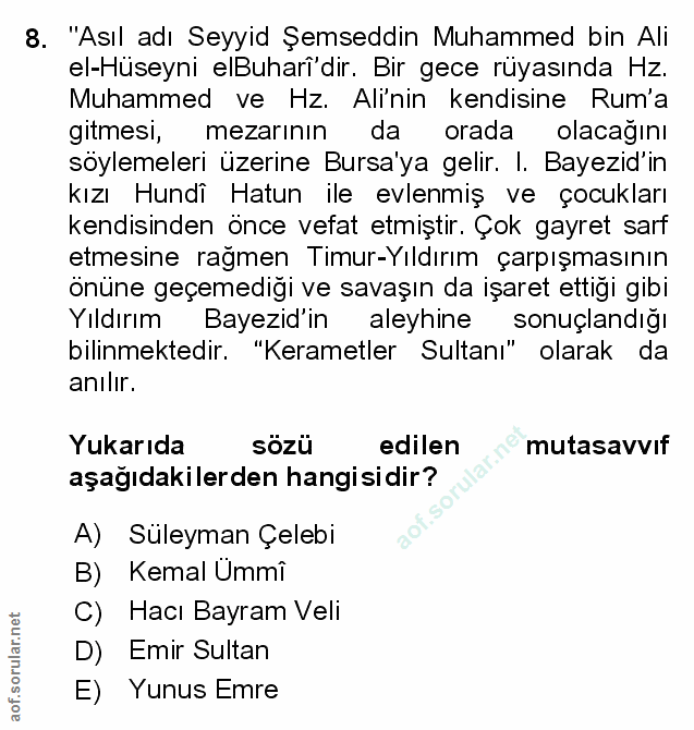 Soru 8
